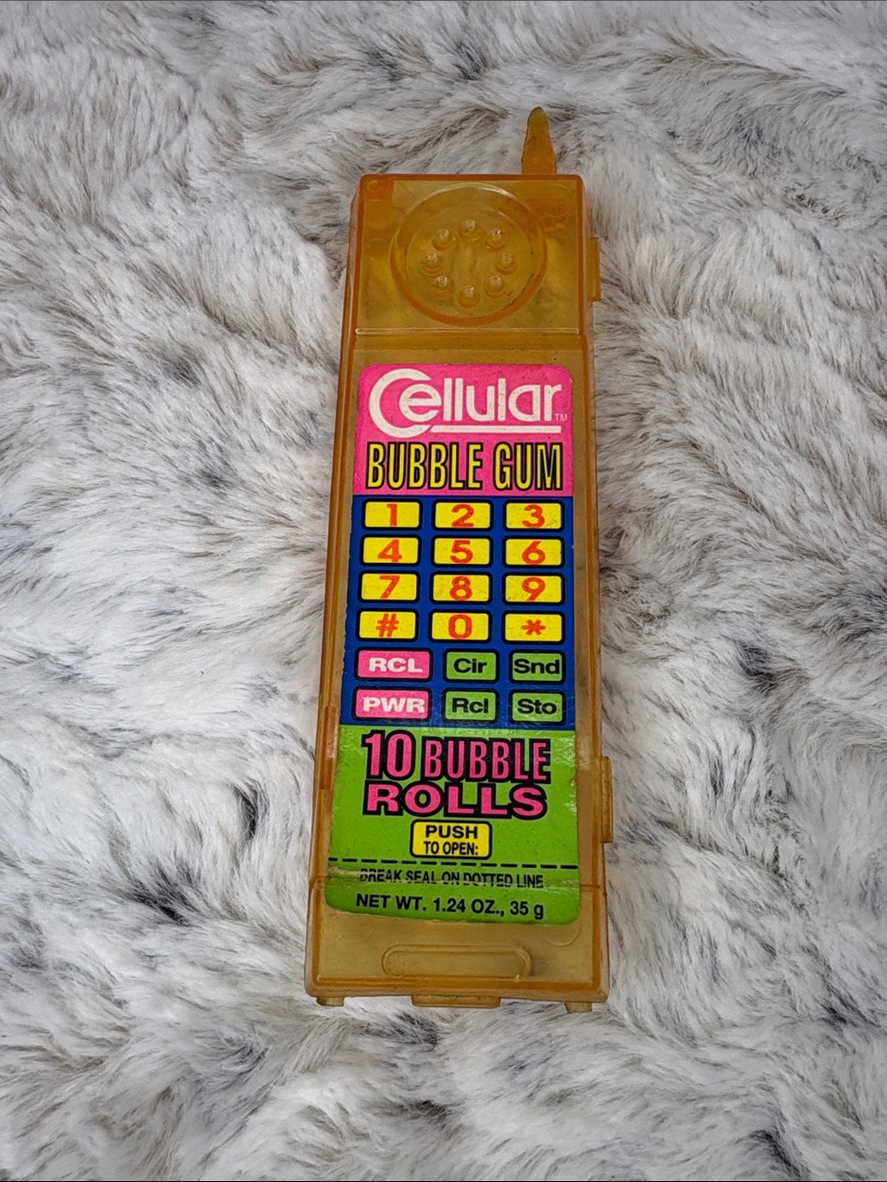 Vintage 1993 Amurol Cellular Bubble Gum Phone Container – 90s Nostalgia